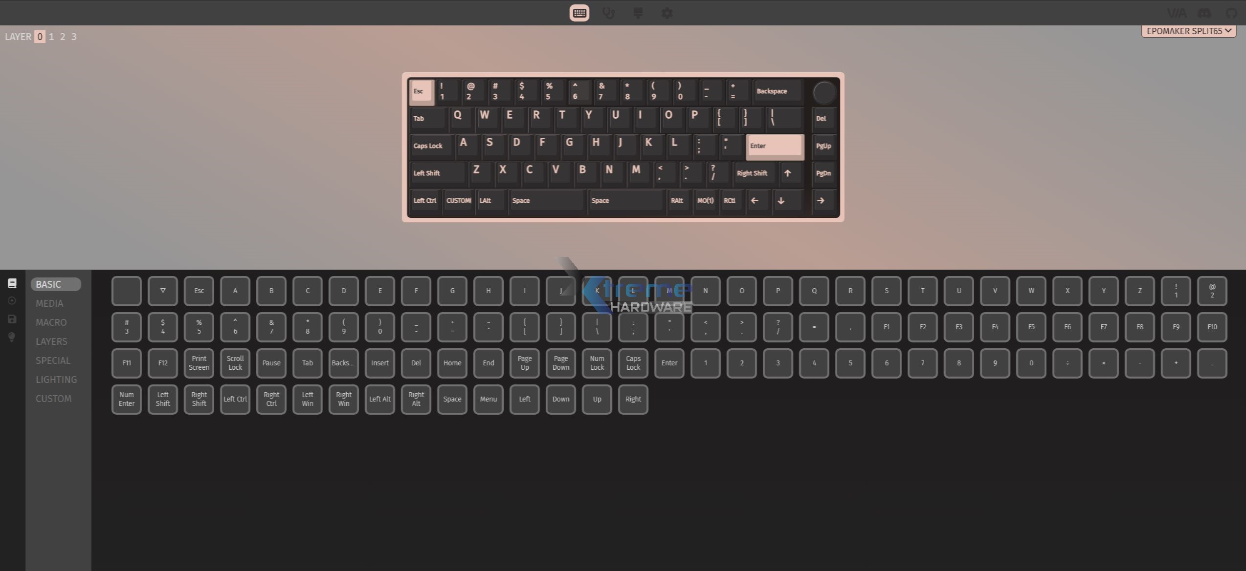 EPOMAKER Split65 via 1 aaece